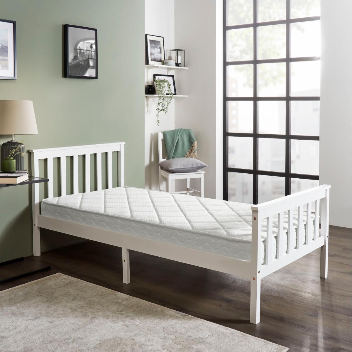 Double Pocket Sprung with Memory Foam Mattress - White – image 12
