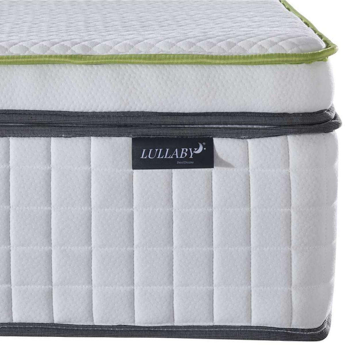 Double Antlia Premium Quilted 2000 Pocket Sprung Mattress with Memory Foam - White – image 3
