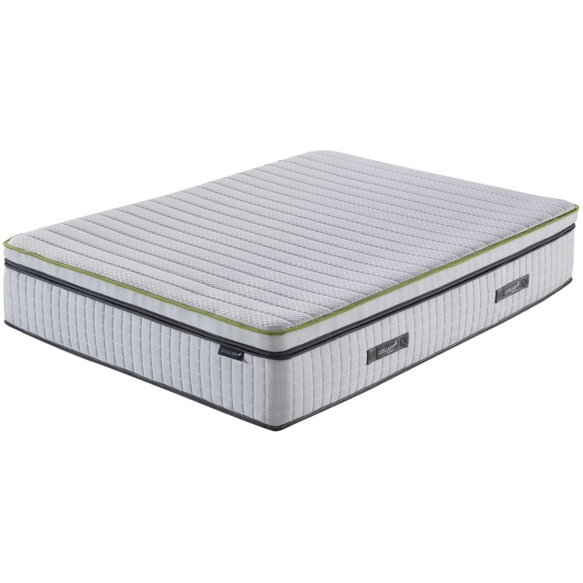 Double Antlia Premium Quilted 2000 Pocket Sprung Mattress with Memory Foam - White – image 6