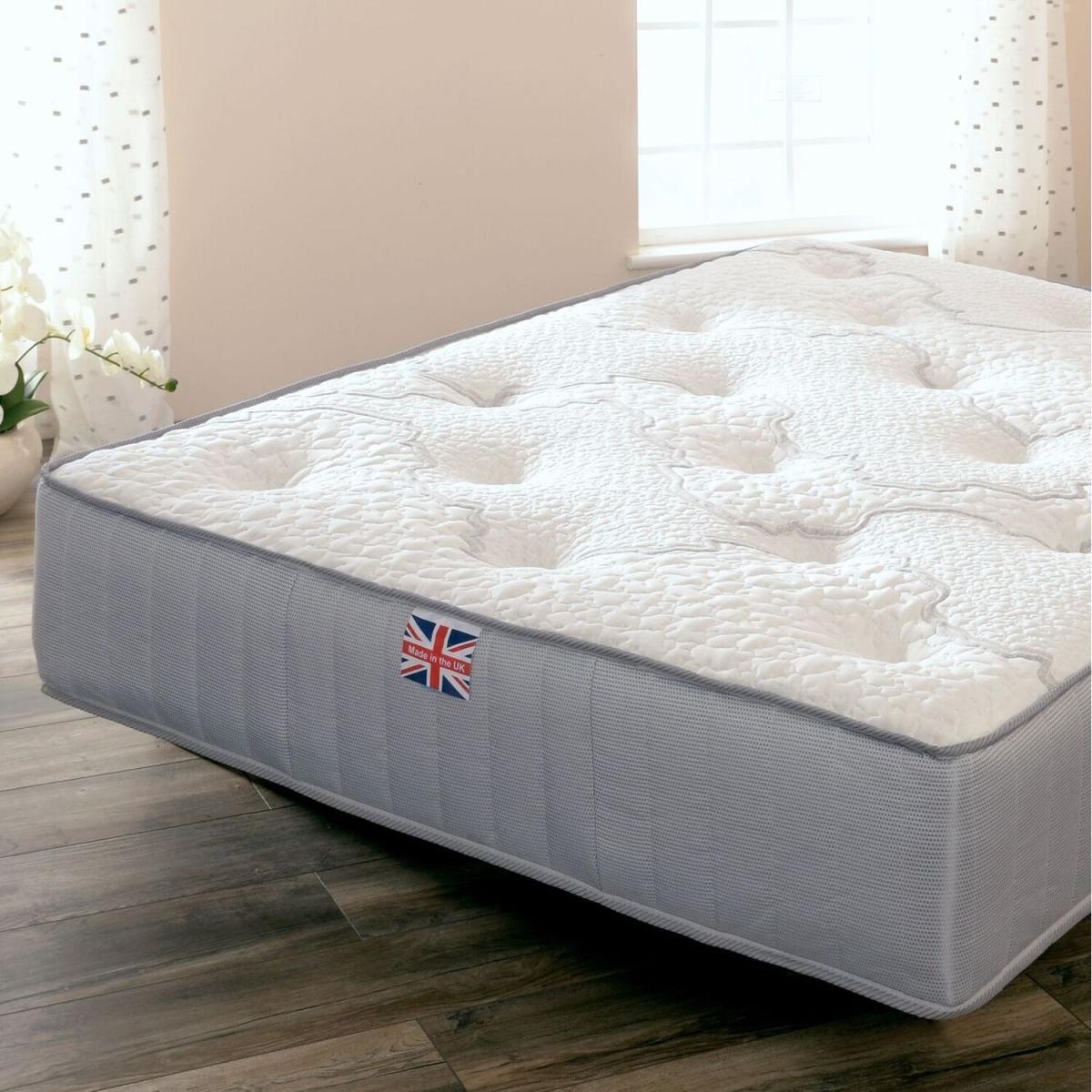 Pocket Sprung 800 Mattress In White or Siver  - White / Double – image 2