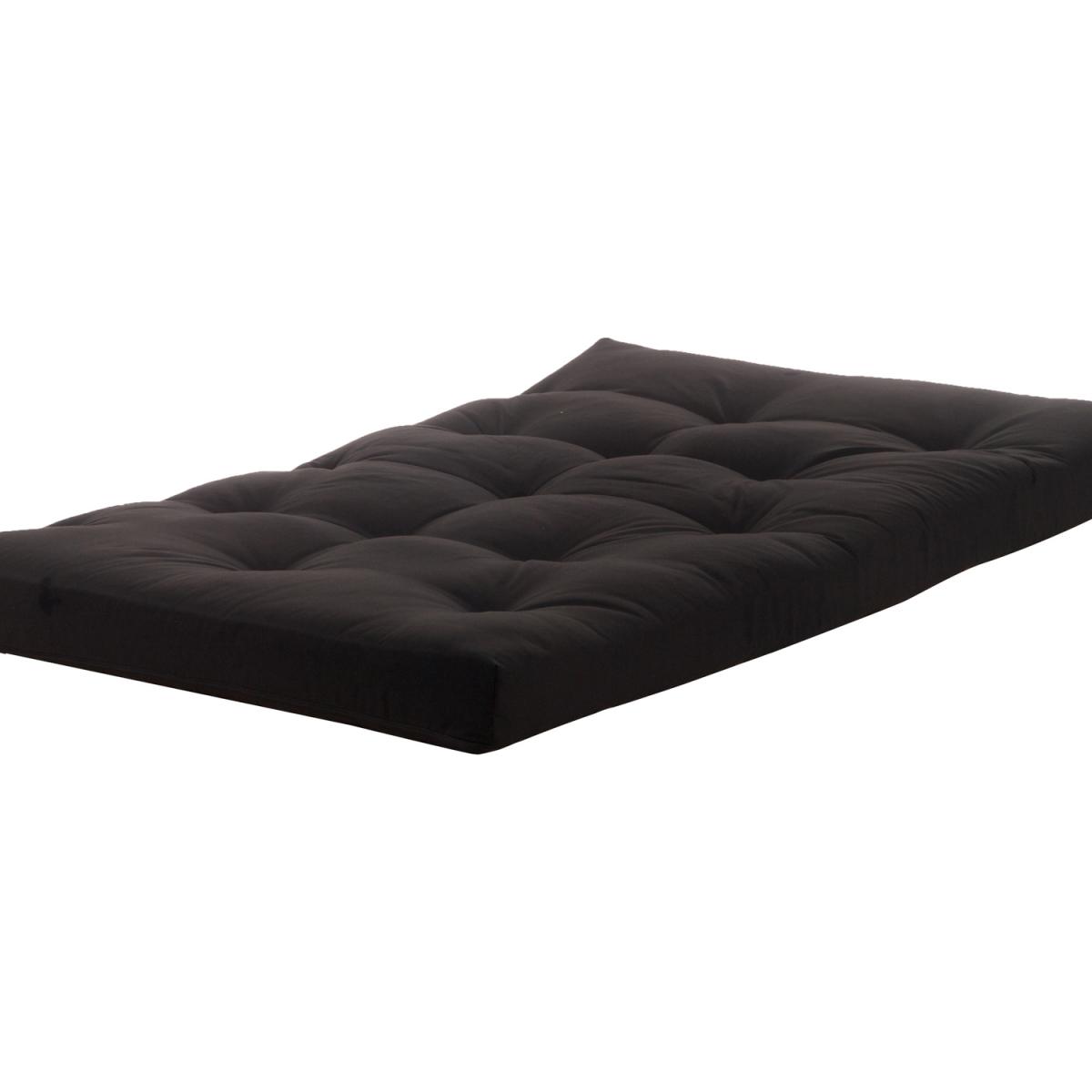 3 Seater Fibre Filled Futon Mattress - Lilac / Lilac – image 13