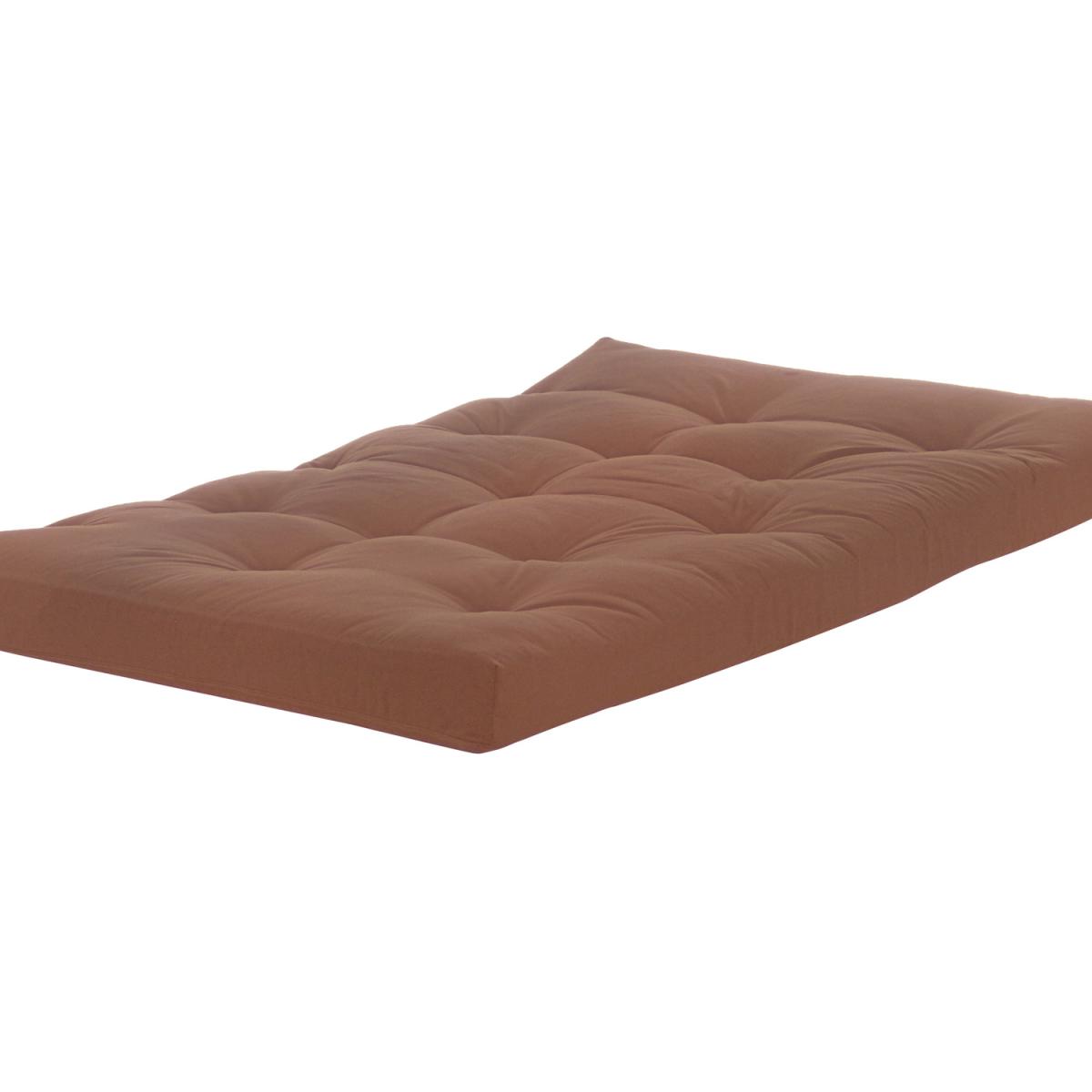 3 Seater Fibre Filled Futon Mattress - Lilac / Lilac – image 14