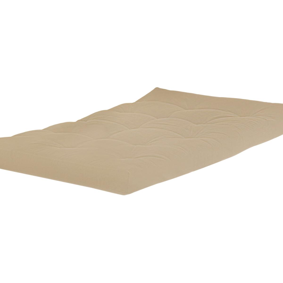 3 Seater Fibre Filled Futon Mattress - Lilac / Lilac – image 15
