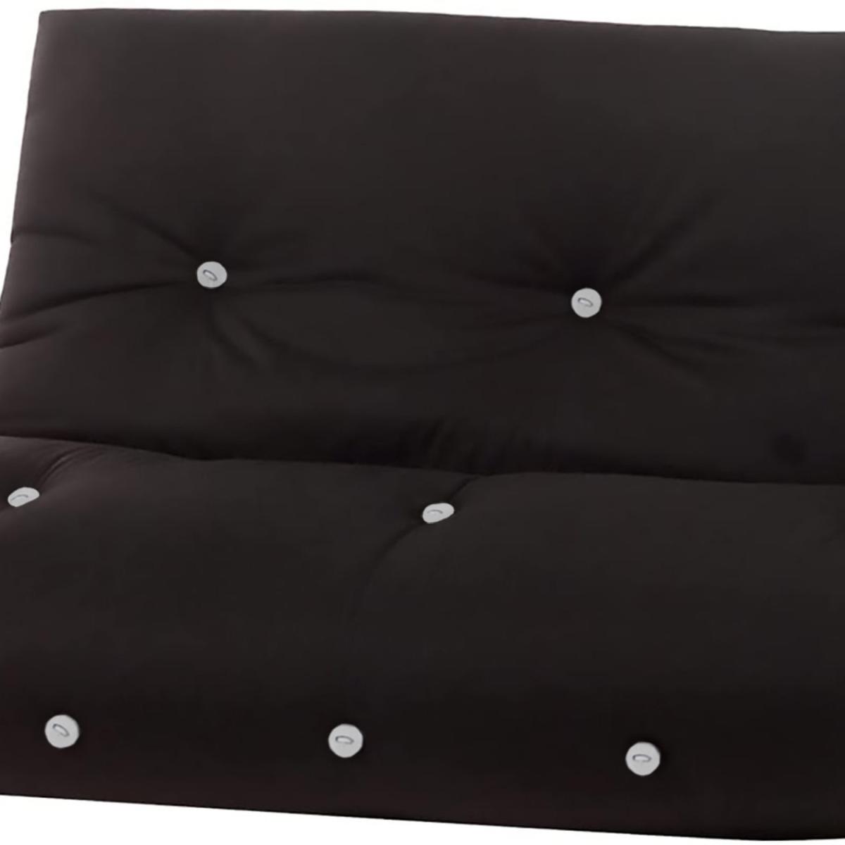 3 Seater Fibre Filled Futon Mattress - Lilac / Lilac – image 3