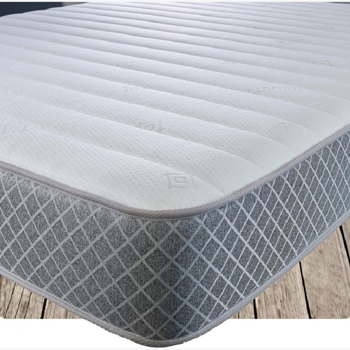Memory Foam Budget Friendly Hybrid Spring Mattress - Grey / Double – image 1