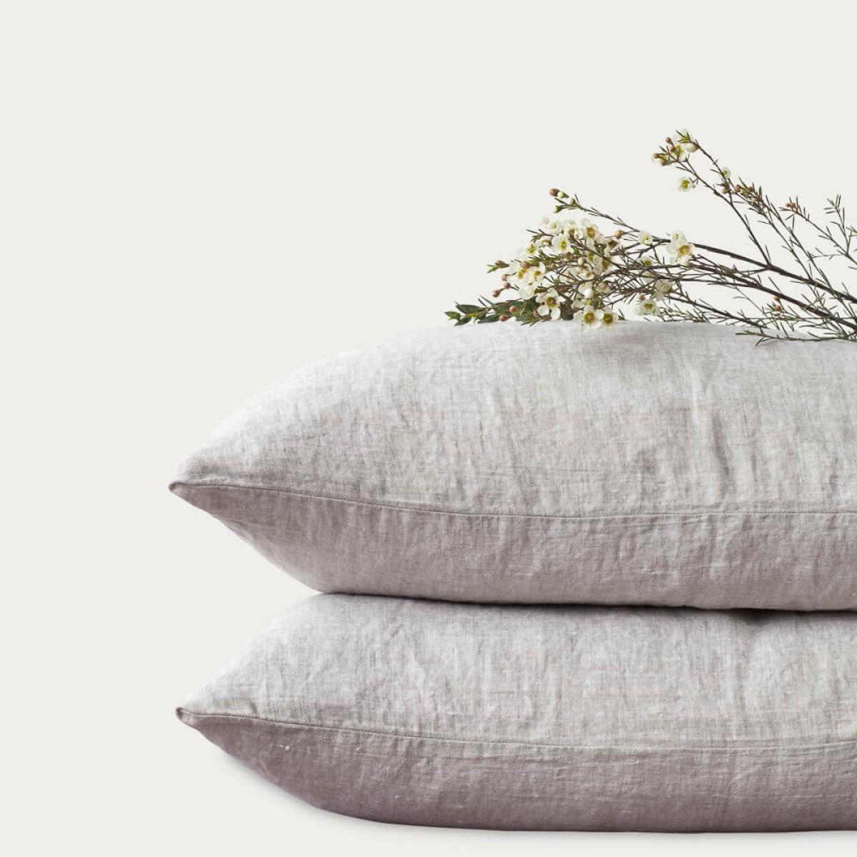 Melange Washed Linen Bed Set – image 2
