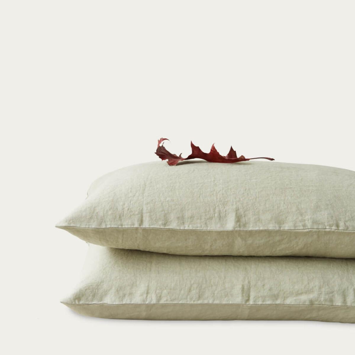 Sage Washed Linen Bed Set – image 3