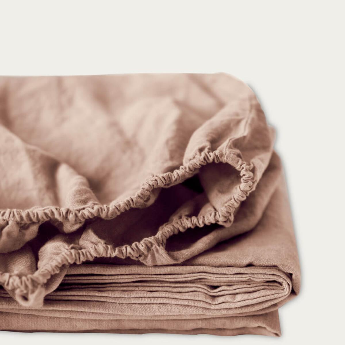 Cafe Creme Washed Linen Bed Set – image 5
