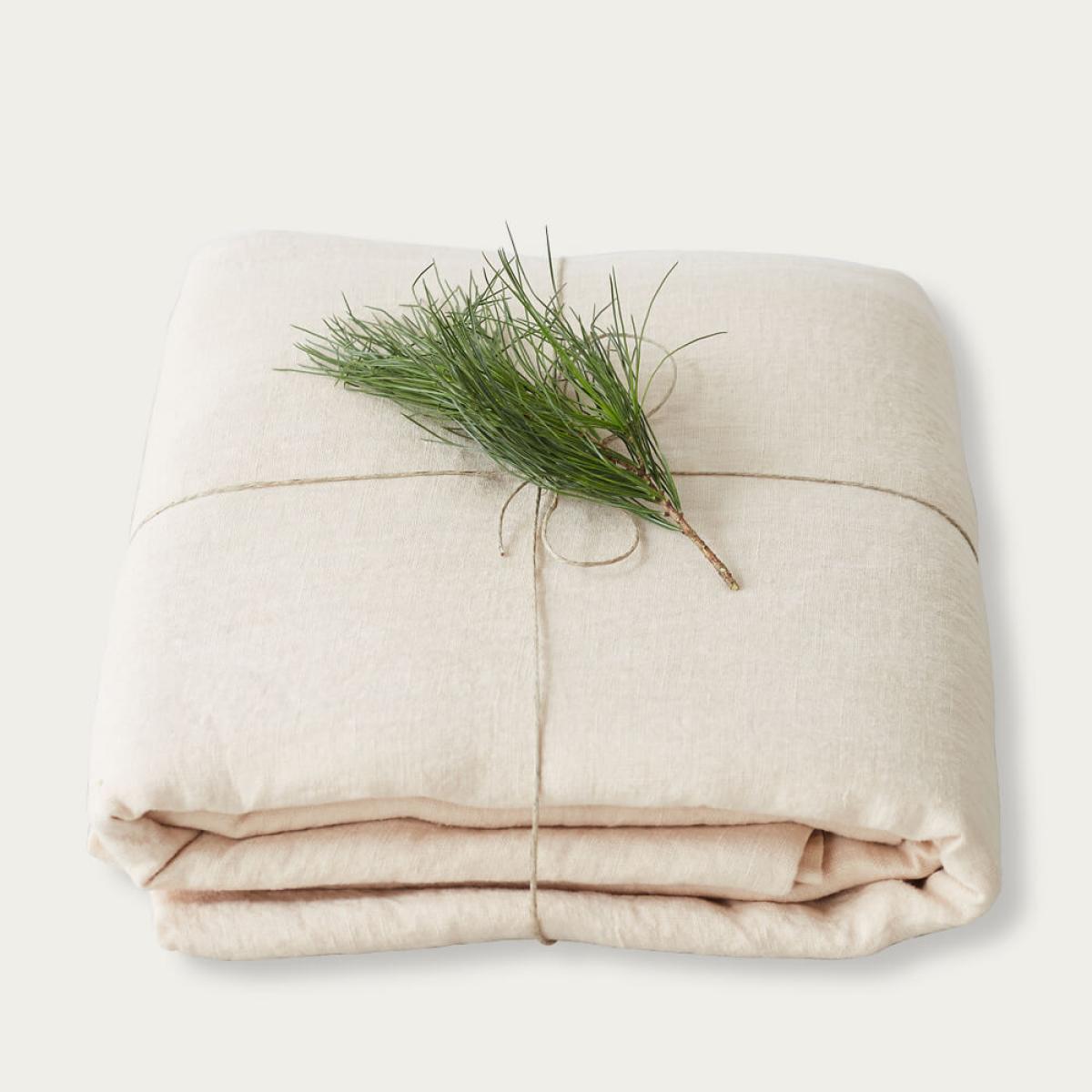 Shifting Sand Washed Linen Bed Set – image 1