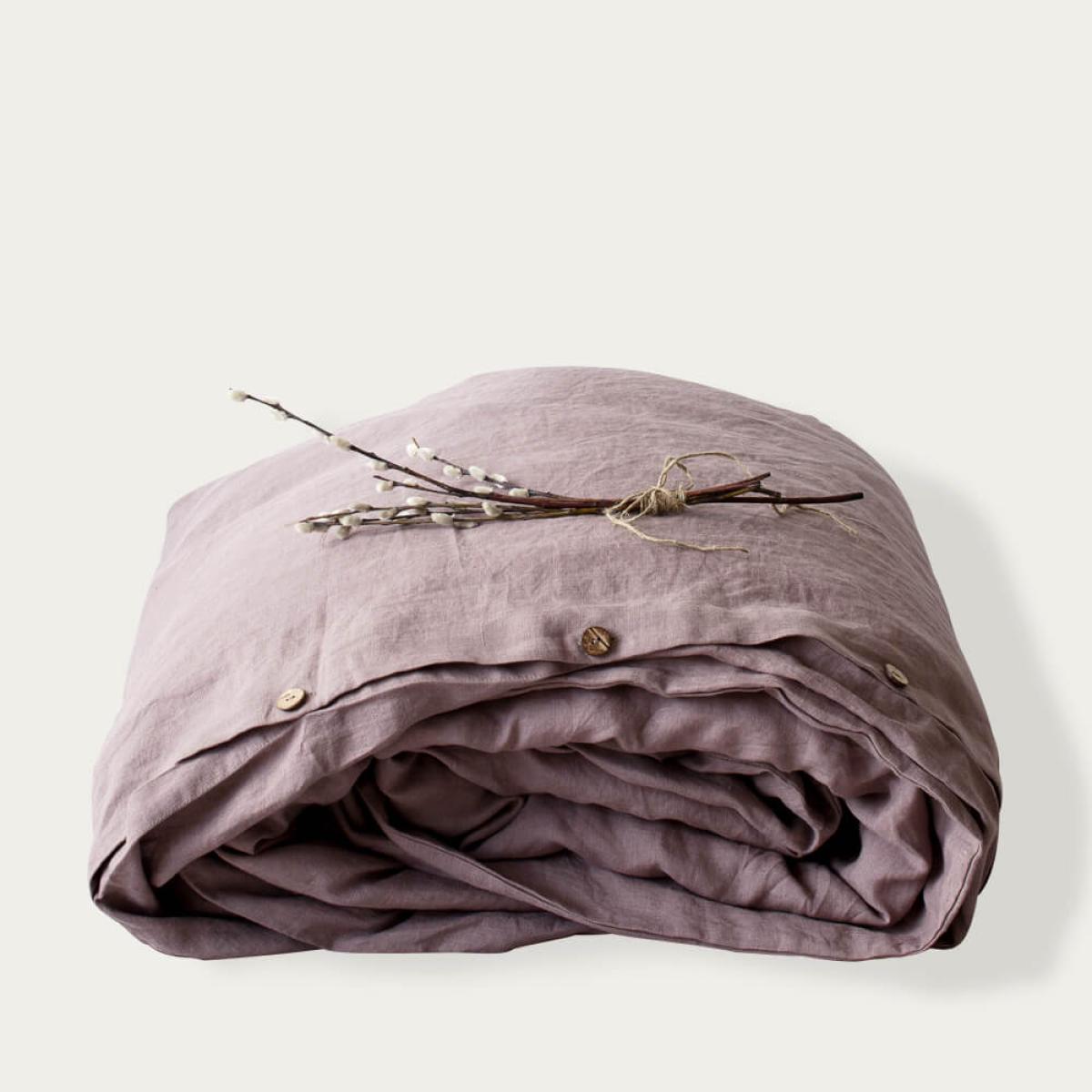 Ashes of Roses Washed Linen Bed Set – image 3