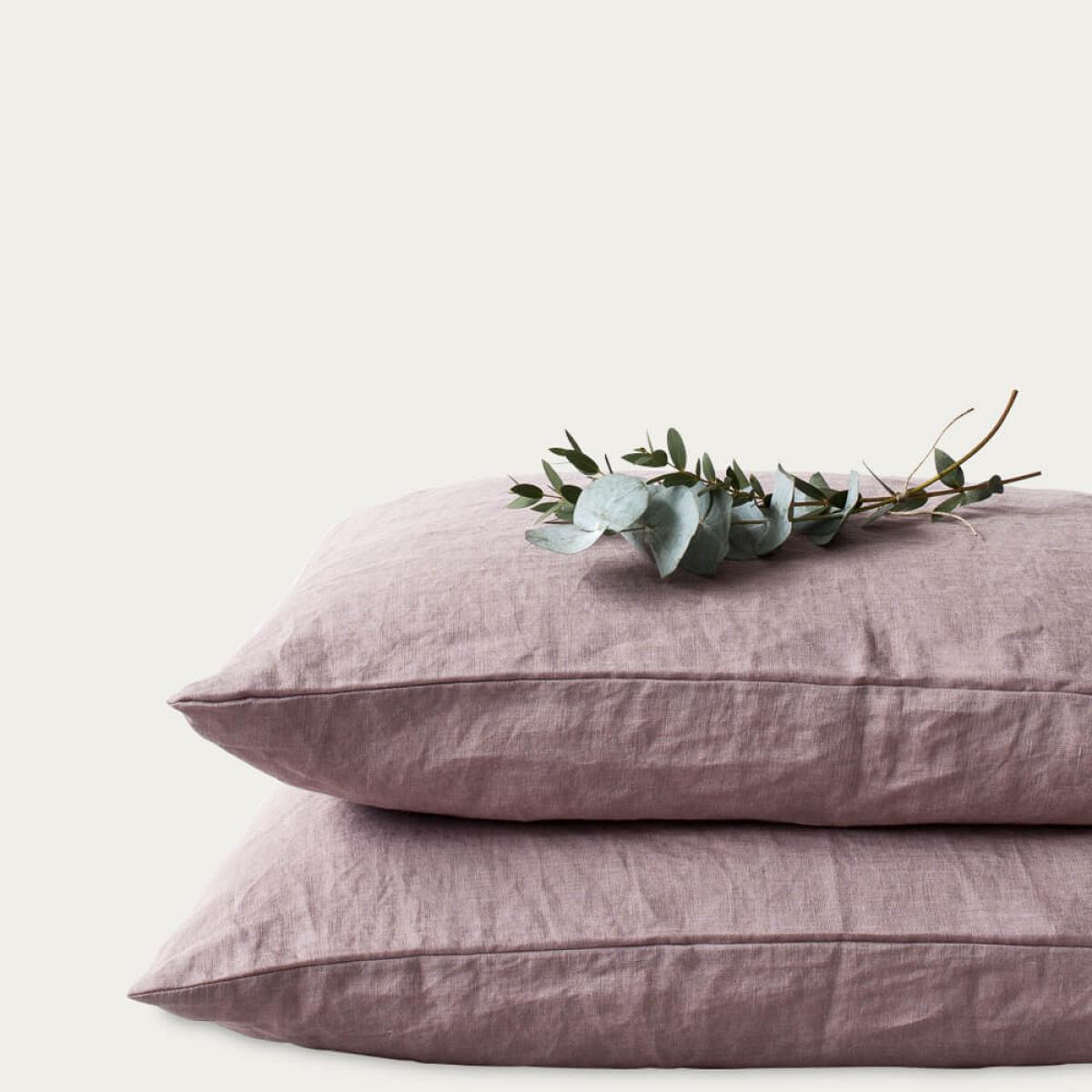 Ashes of Roses Washed Linen Bed Set – image 4