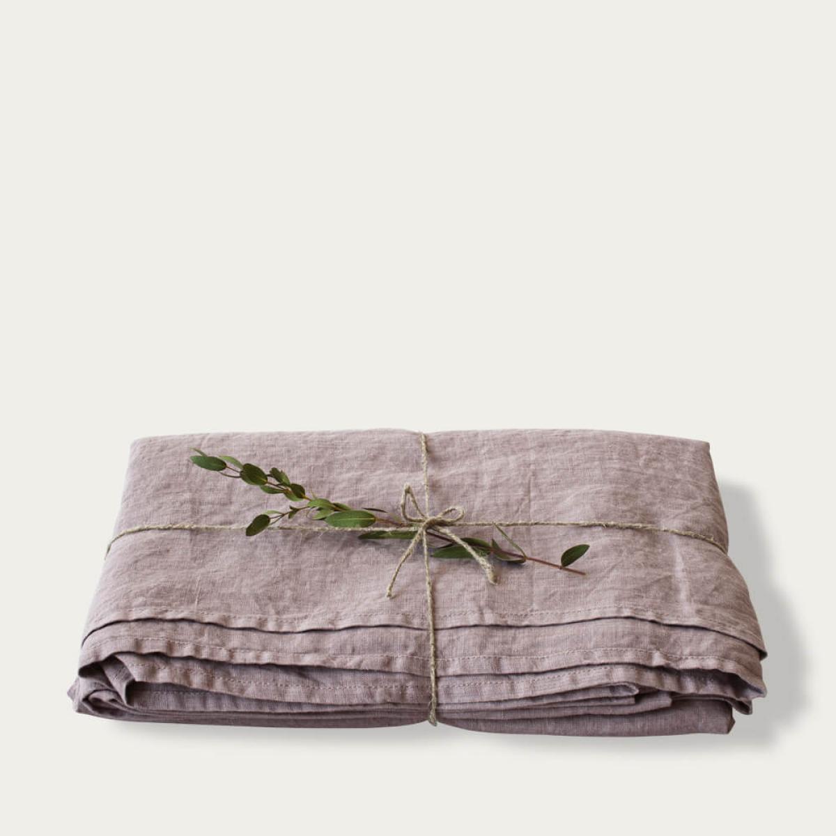 Ashes of Roses Washed Linen Bed Set – image 1