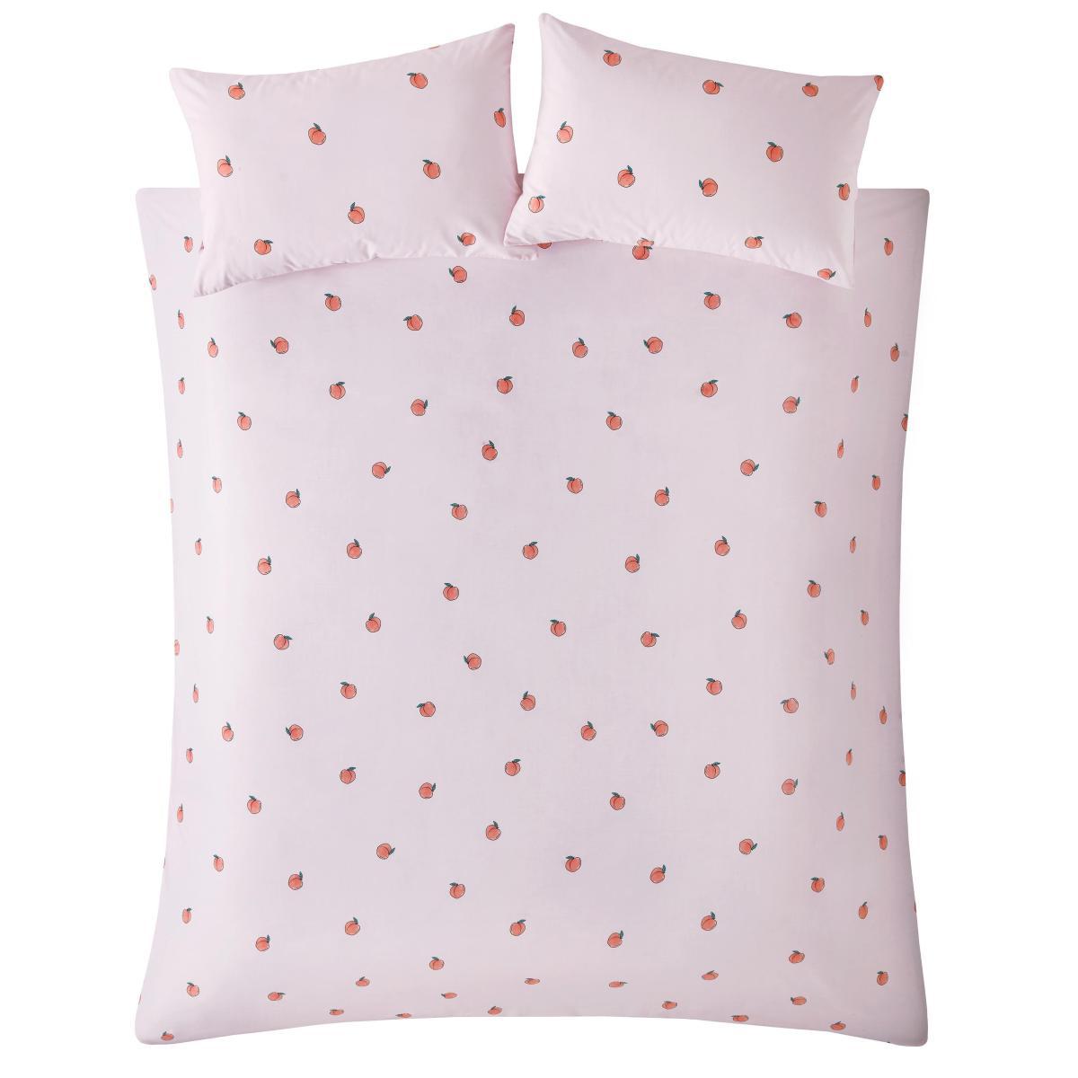 Skinny Dip Peachy Pink Duvet Cover and Pillowcase Set Pink – image 3