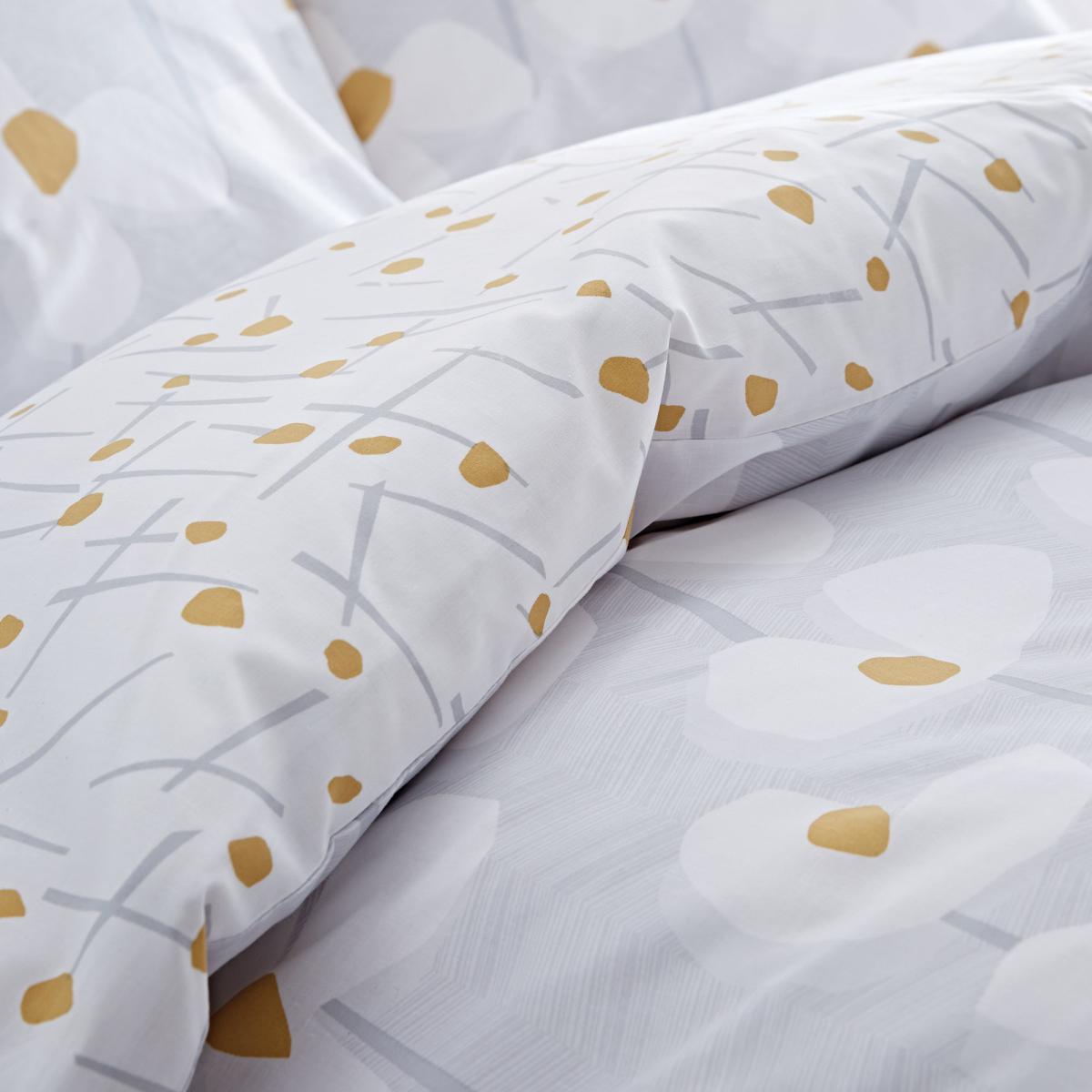 Elements Lena Reversible Grey Duvet Cover and Pillowcase Set Grey – image 5