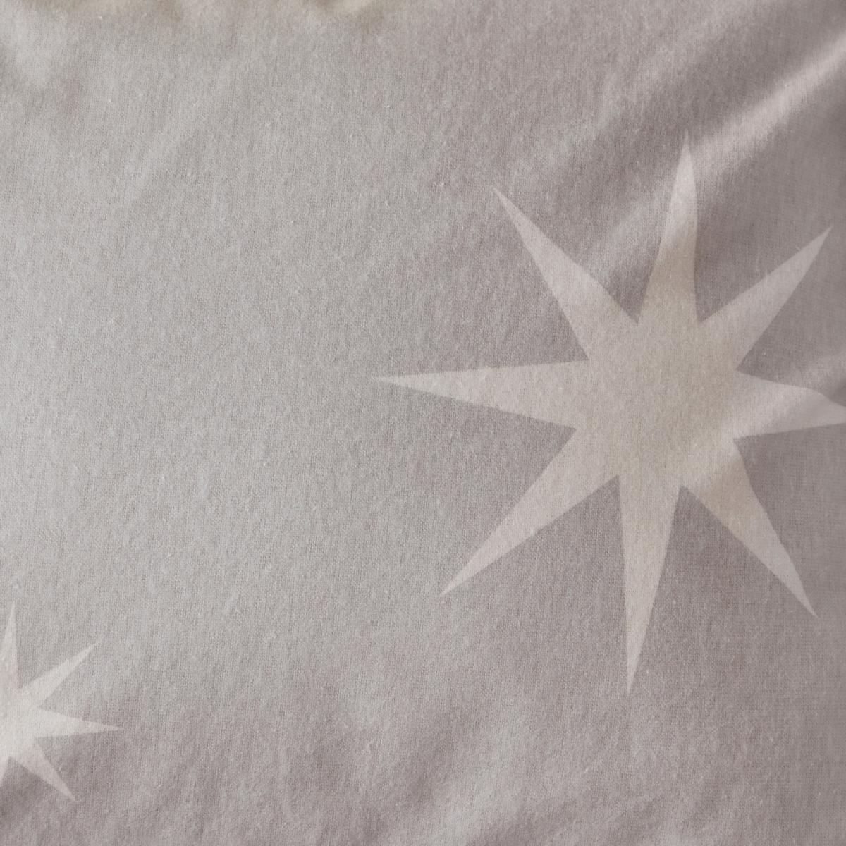 Celeste 100% Brushed Cotton Duvet Cover and Pillowcase Set Silver – image 5