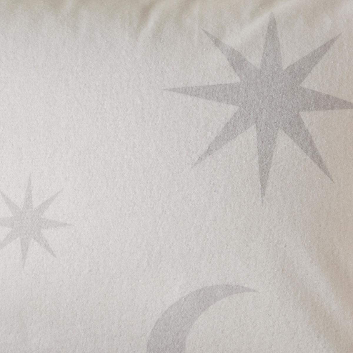 Celeste 100% Brushed Cotton Duvet Cover and Pillowcase Set Silver – image 6