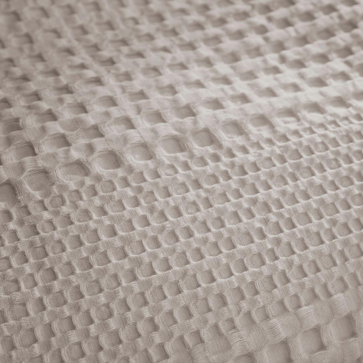 Pineapple Elephant Caspian 100% Cotton Waffle Stone Duvet Cover and Pillowcase Set Stone (Grey) – image 4