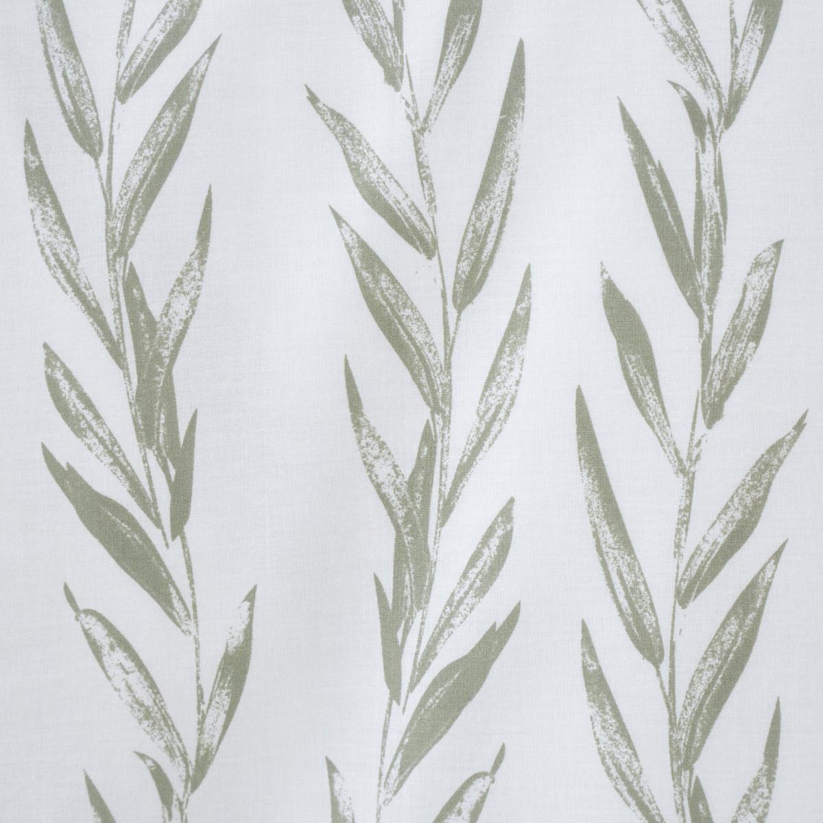 Whimsical Botanical Green 100% Cotton Reversible Duvet Cover and Pillowcase Set Light Green – image 8