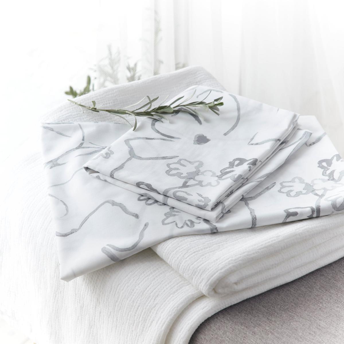 Drift Joanna Silver Duvet Cover and Pillowcase Set Silver – image 4