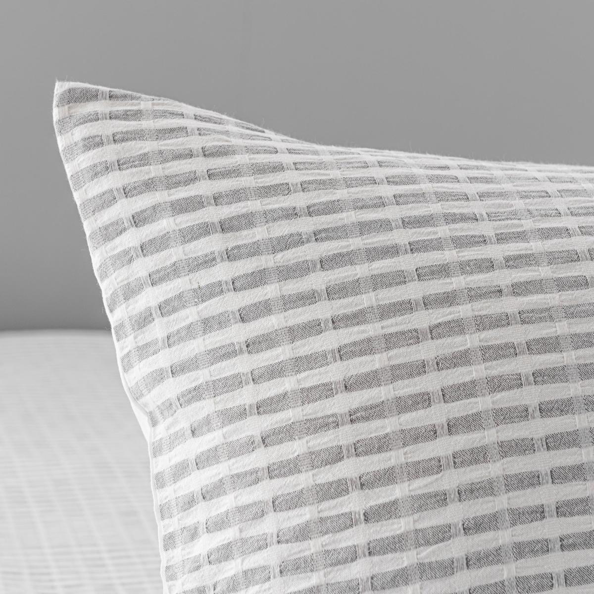 Carson Grey 100% Cotton Duvet Cover and Pillowcase Set Light Grey – image 5