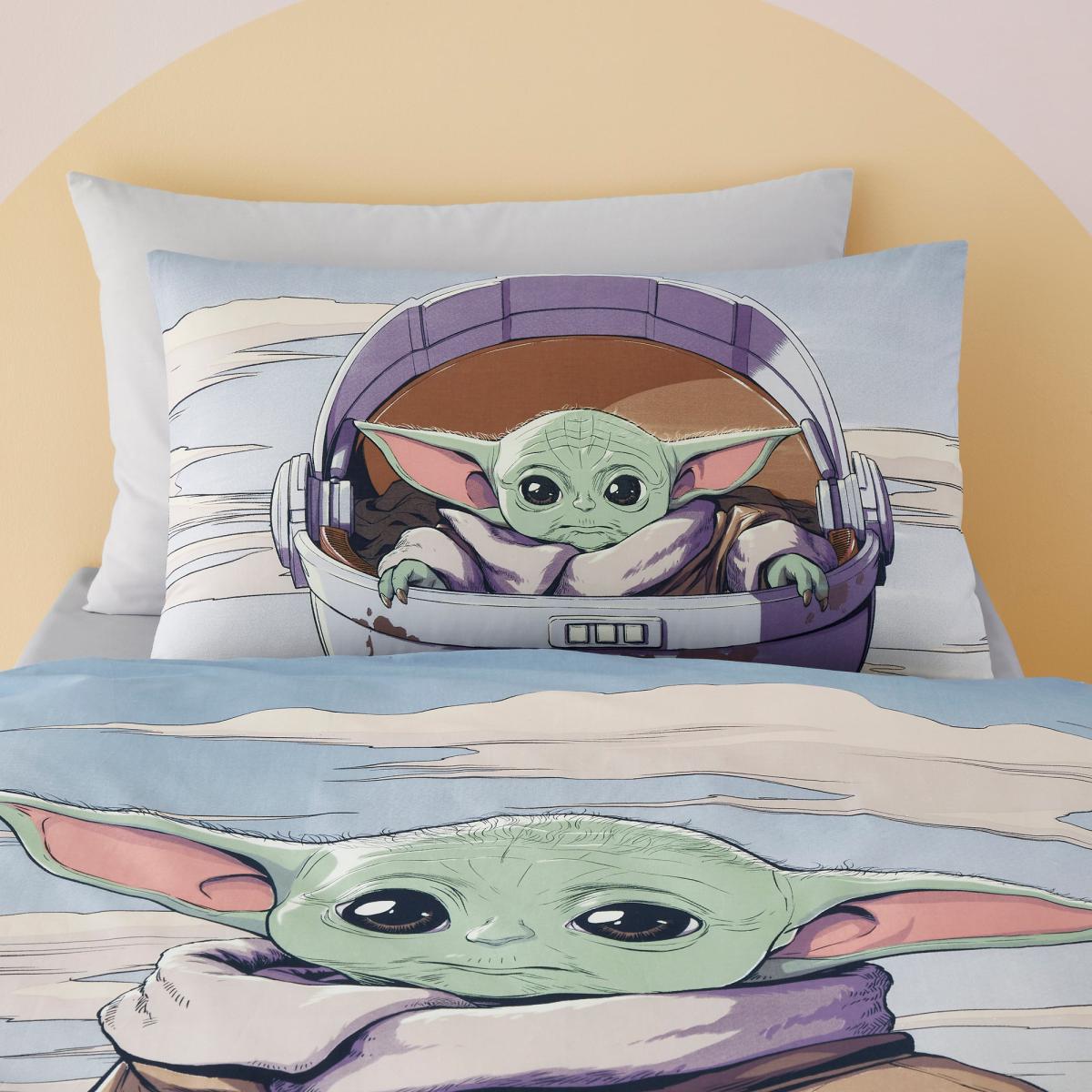 Star Wars Baby Grogu™ 100% Cotton Duvet Cover and Pillowcase Set MultiColoured – image 3
