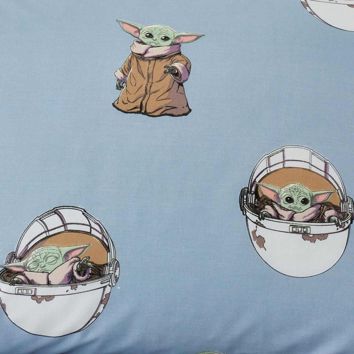 Star Wars Baby Grogu™ 100% Cotton Duvet Cover and Pillowcase Set MultiColoured – image 6