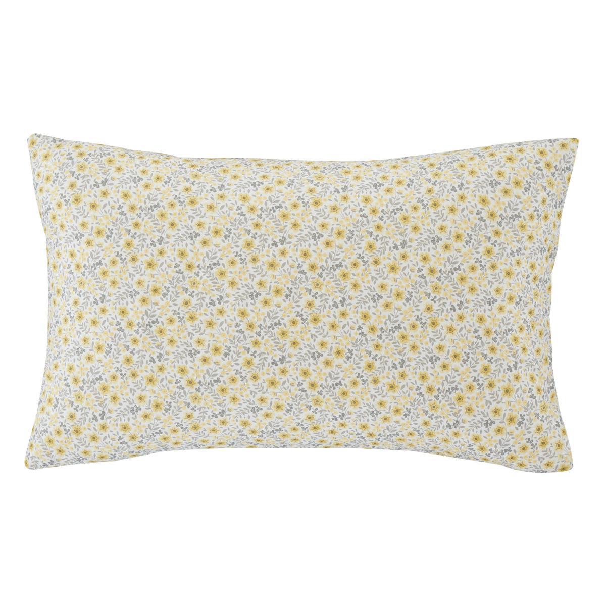 Bessie Ditsy Floral Ochre 100% Cotton Reversible Duvet Cover and Pillowcase Set Ochre (Yellow) – image 7