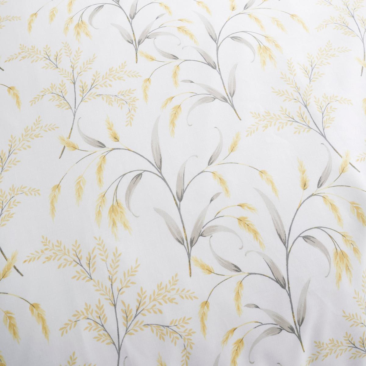 Maria Ochre Reversible Floral Duvet Cover and Pillowcase Set White – image 6