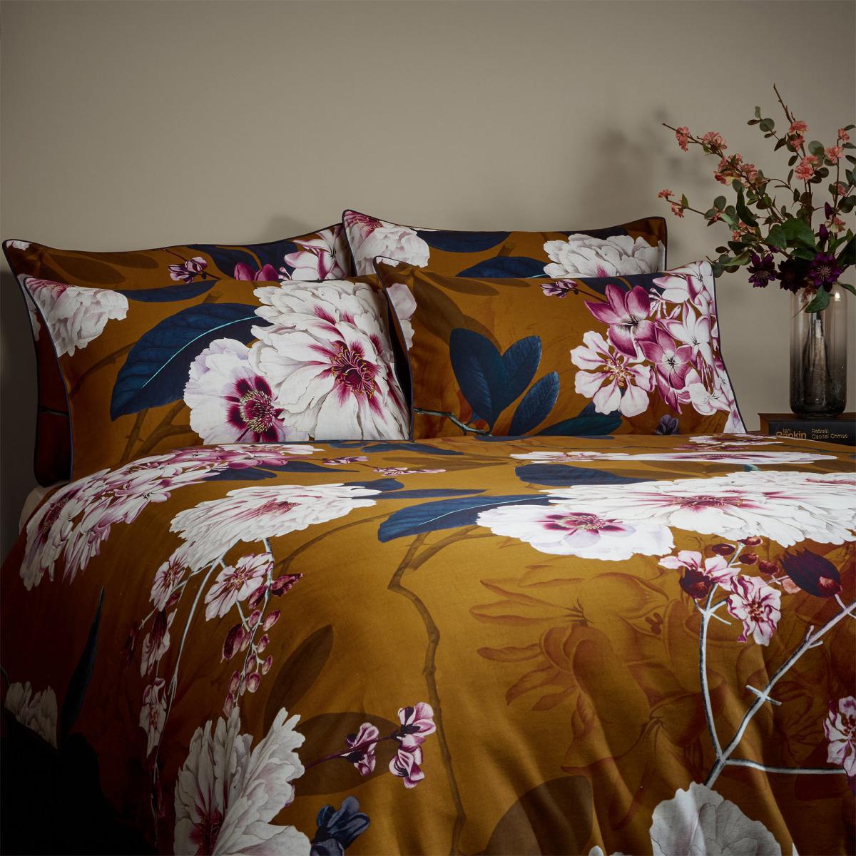 Paoletti Kyoto 100% Cotton Duvet Cover and Pillowcase Set MultiColoured – image 4