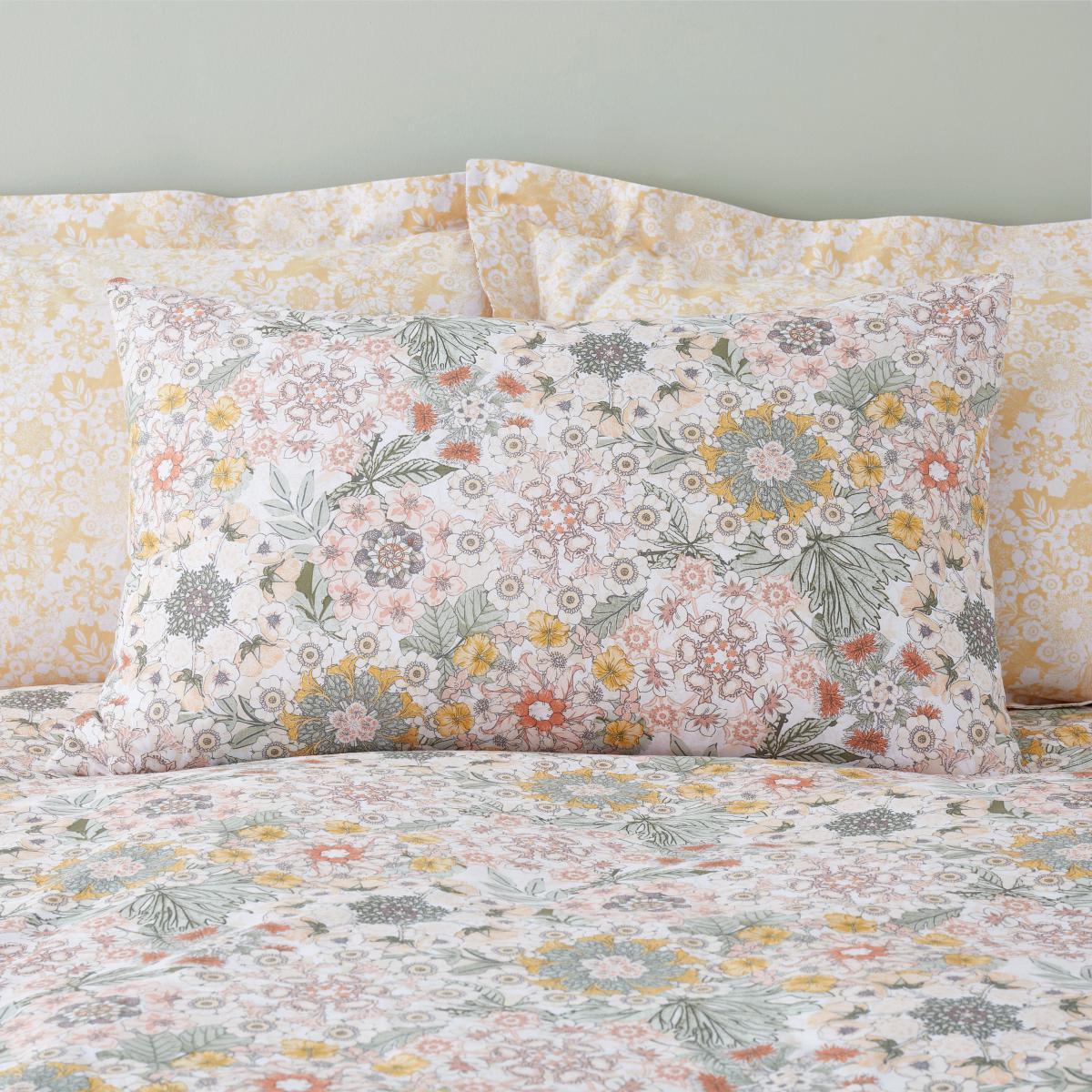 Hettie Blush 100% Cotton Duvet Cover and Pillowcase Set Blush – image 6
