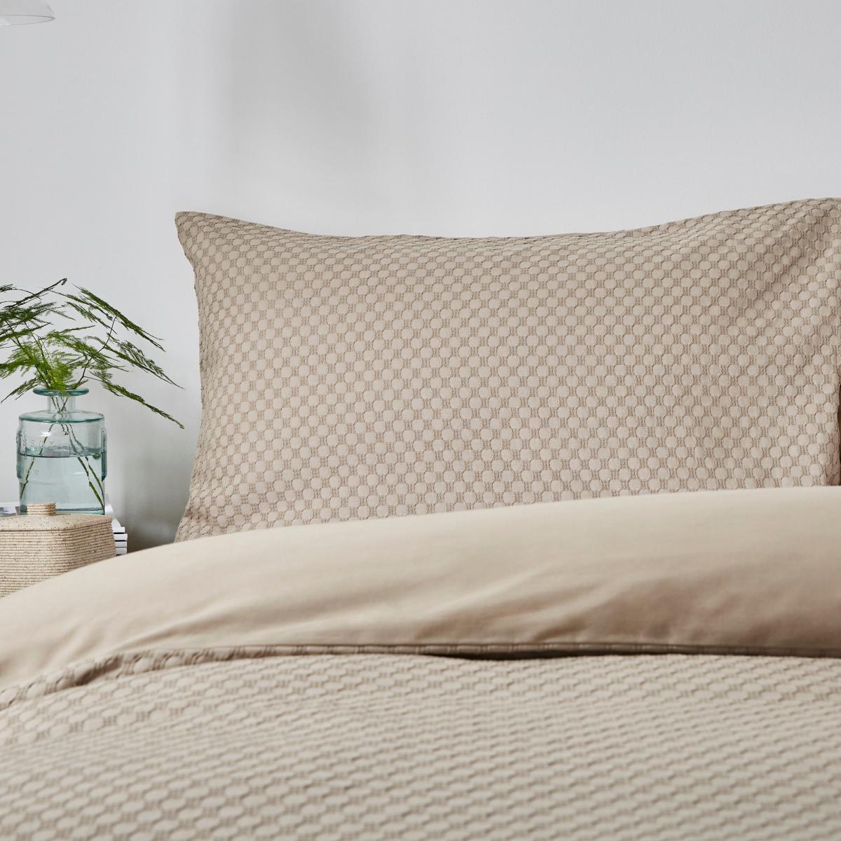 Aubrey Chateau Grey 100% Cotton Duvet Cover and Pillowcase Set Light Grey – image 2