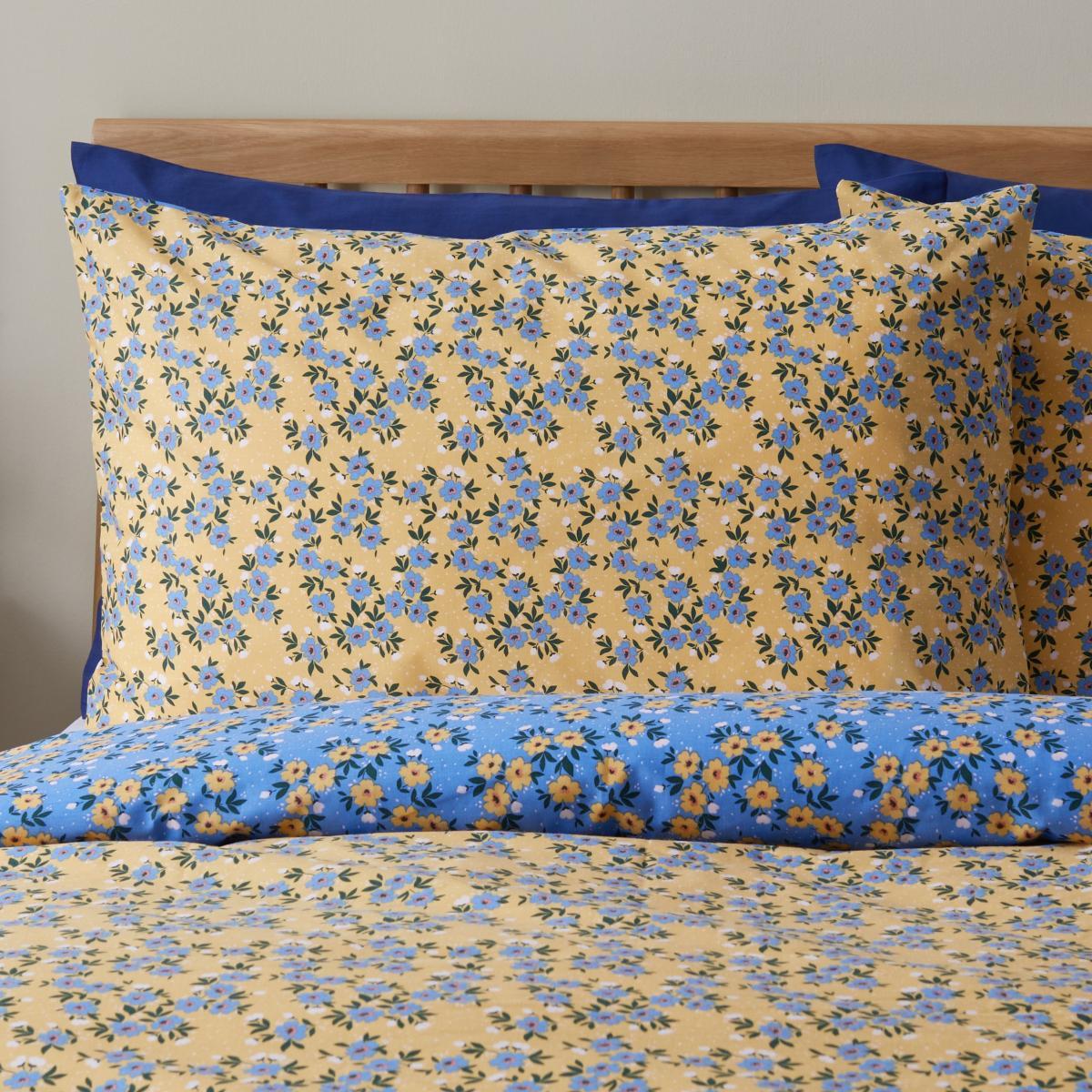 Paige Duvet Cover and Pillowcase Set Blue – image 3