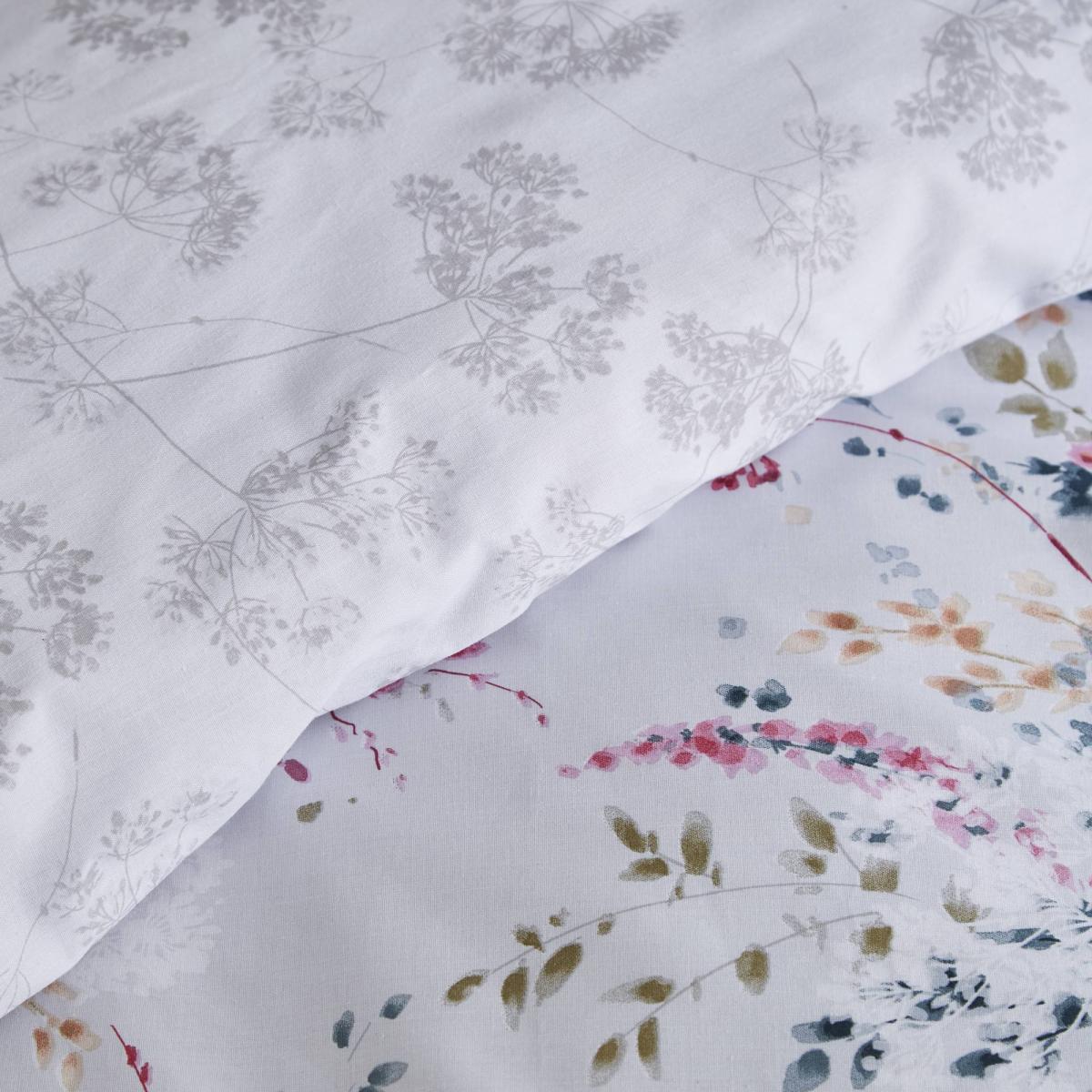Catherine Lansfield Dried Flowers Duvet Cover and Pillowcase Set Grey – image 3