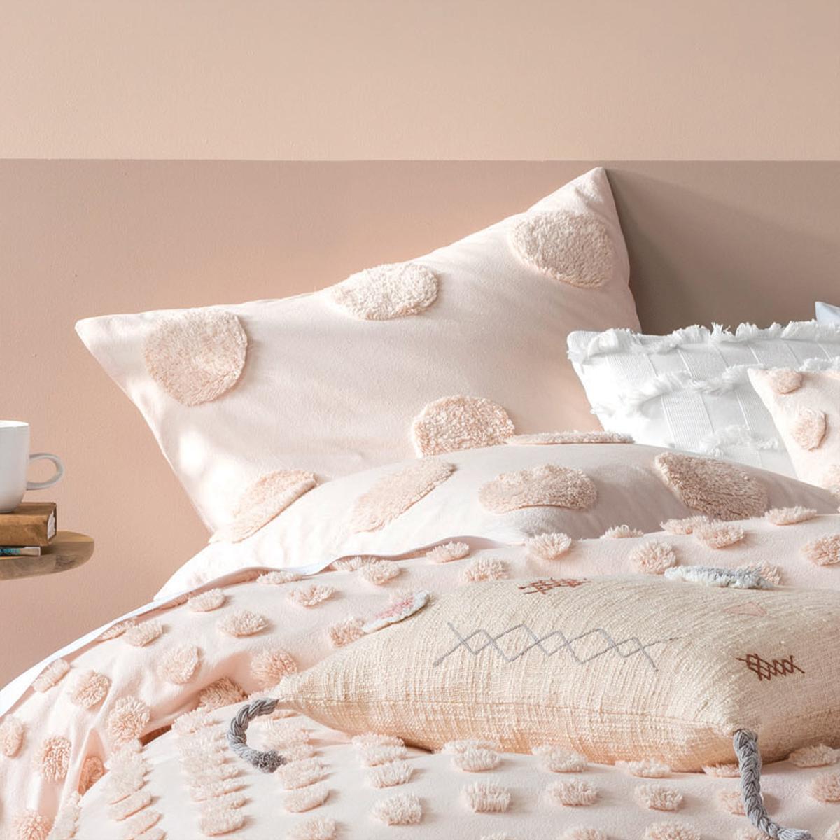 Haze Peach Duvet Cover and Pillowcase Set Peach – image 2