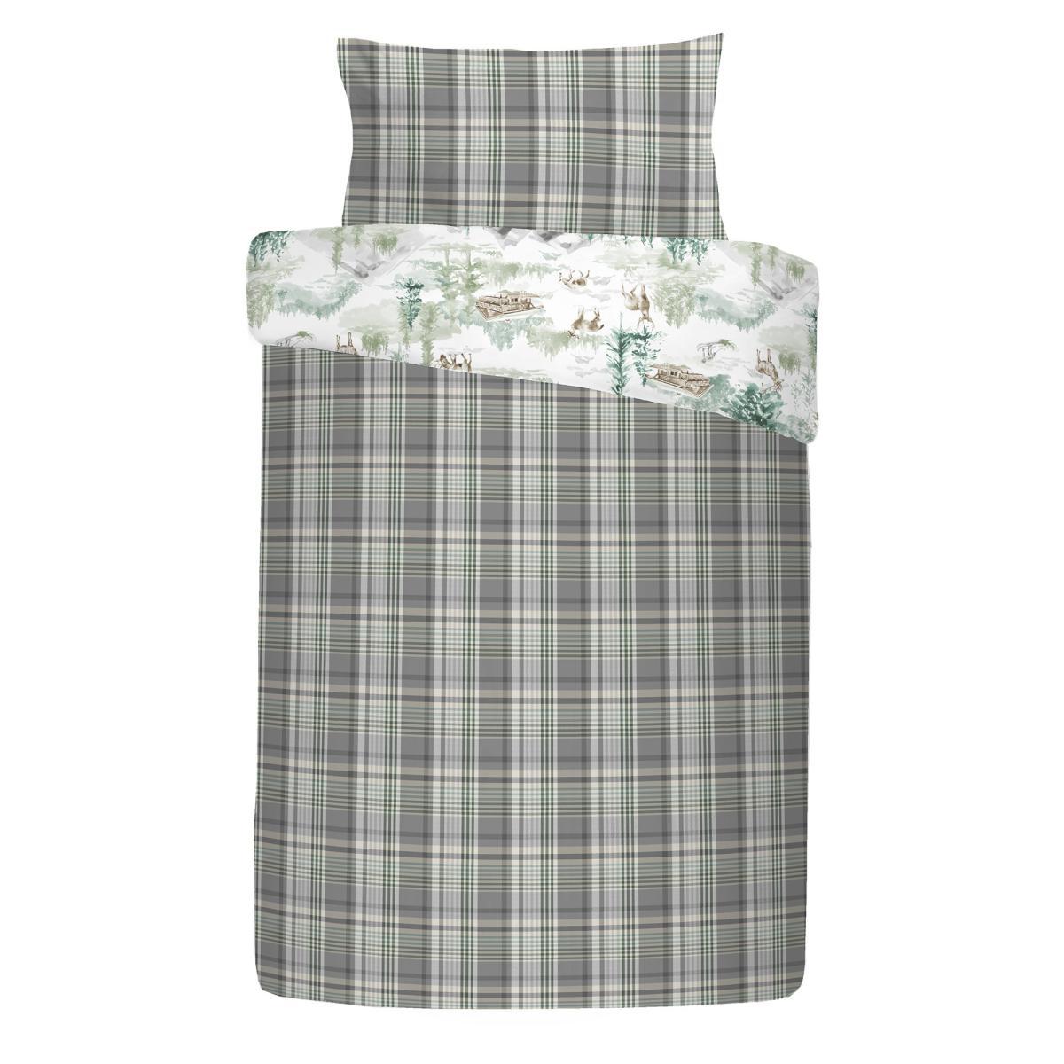 Snow Scene Duvet Cover Set MultiColoured – image 8