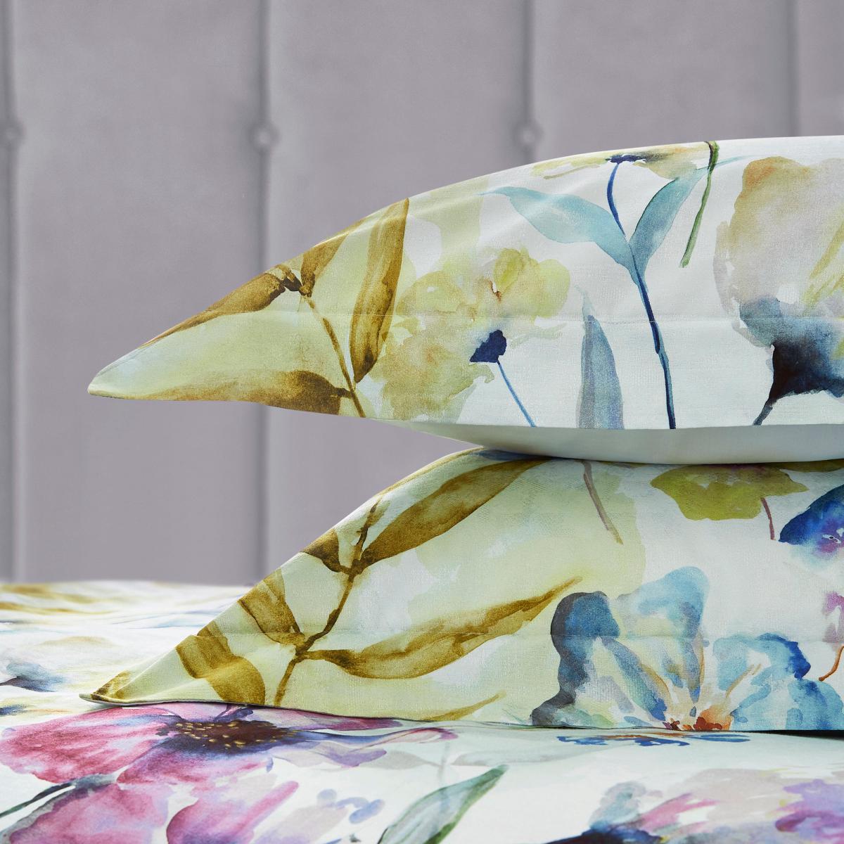 Dorma Florian Reversible 100% Cotton Duvet Cover and Pillowcase Set MultiColoured – image 3