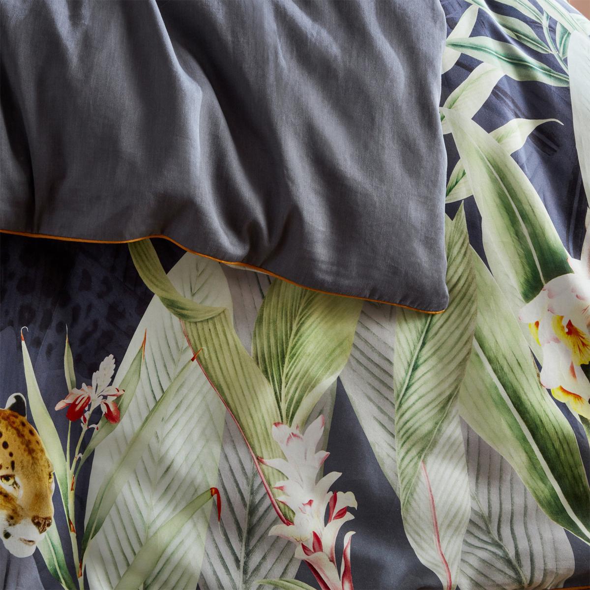 Paoletti Artemis 100% Cotton Duvet Cover and Pillowcase Set Charcoal – image 3