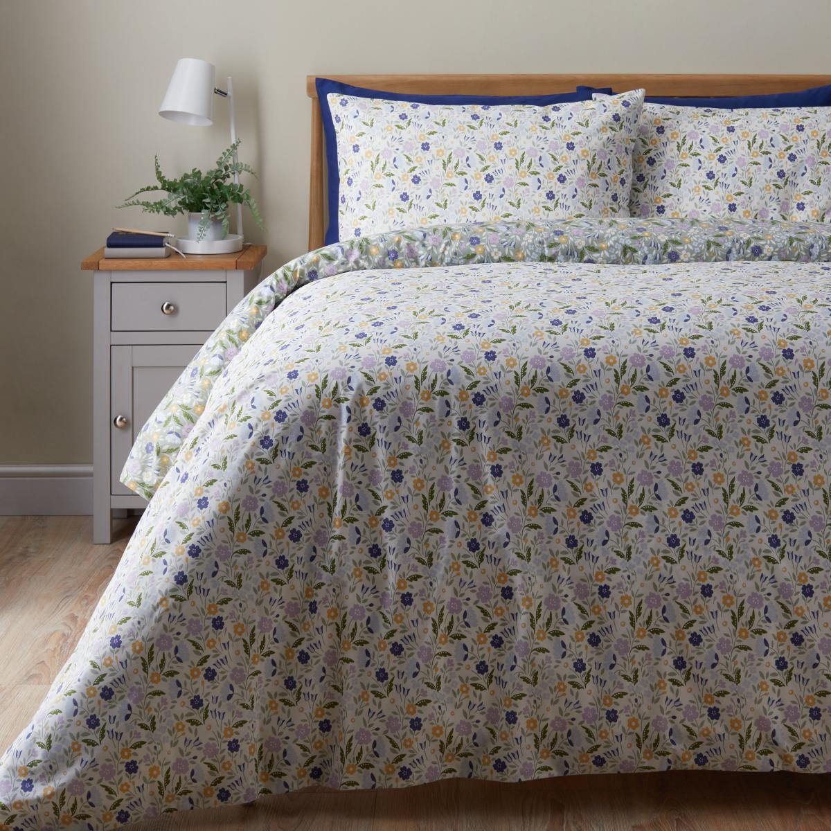 Pippa Duvet Cover and Pillowcase Set White – image 1