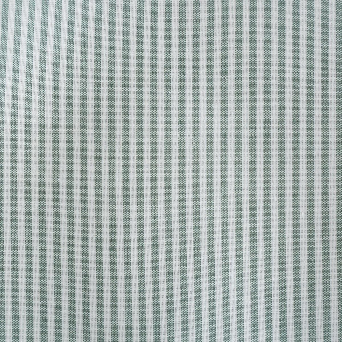 Holmes Green Striped 100% Cotton Reversible Duvet Cover and Pillowcase Set Light Green – image 6