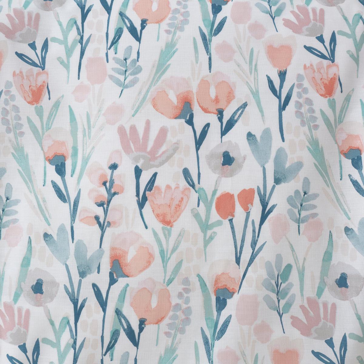 Emmie Pink Floral Reversible Duvet Cover and Pillowcase Set Light Pink – image 5