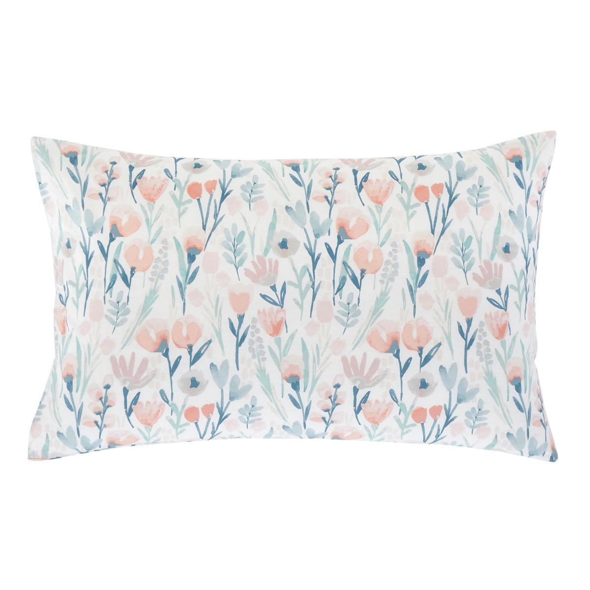 Emmie Pink Floral Reversible Duvet Cover and Pillowcase Set Light Pink – image 6