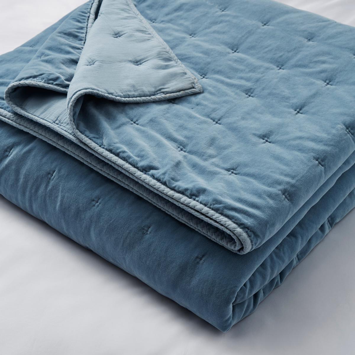 Dorma Adeena Blue Bedspread Blue – image 2