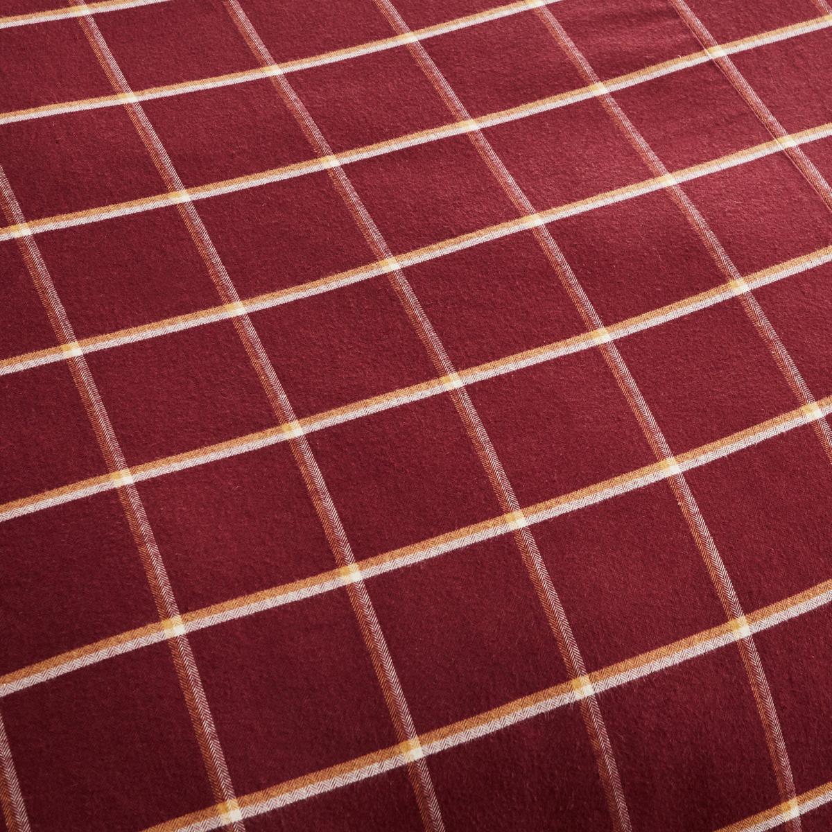 Dorma Finlay Reversible Red Checked Duvet Cover and Pillowcase Set Red, Yellow and White – image 8