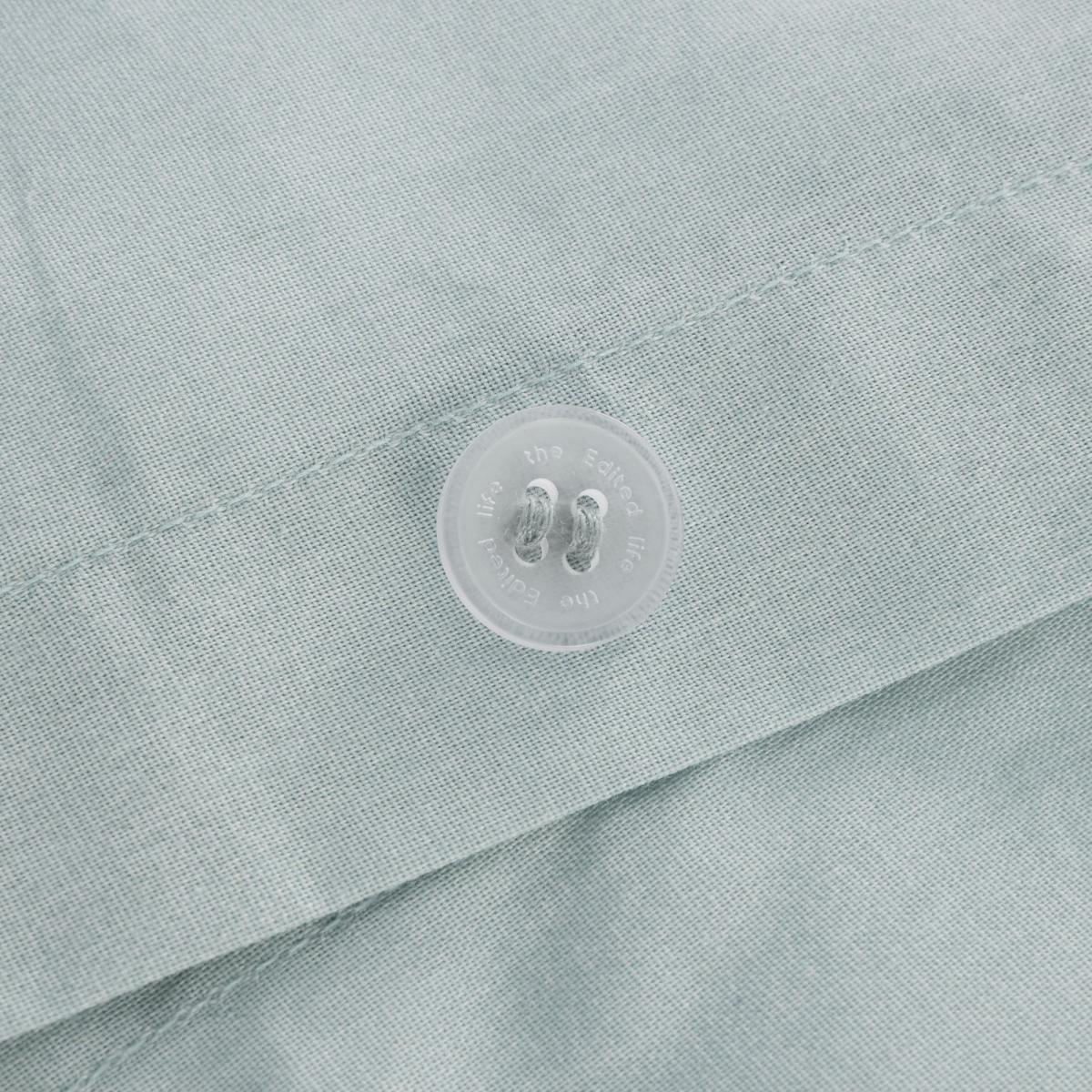 Blue Sage 100% Organic Cotton Duvet Cover and Pillowcase Set Organic Cotton Blue Sage – image 9