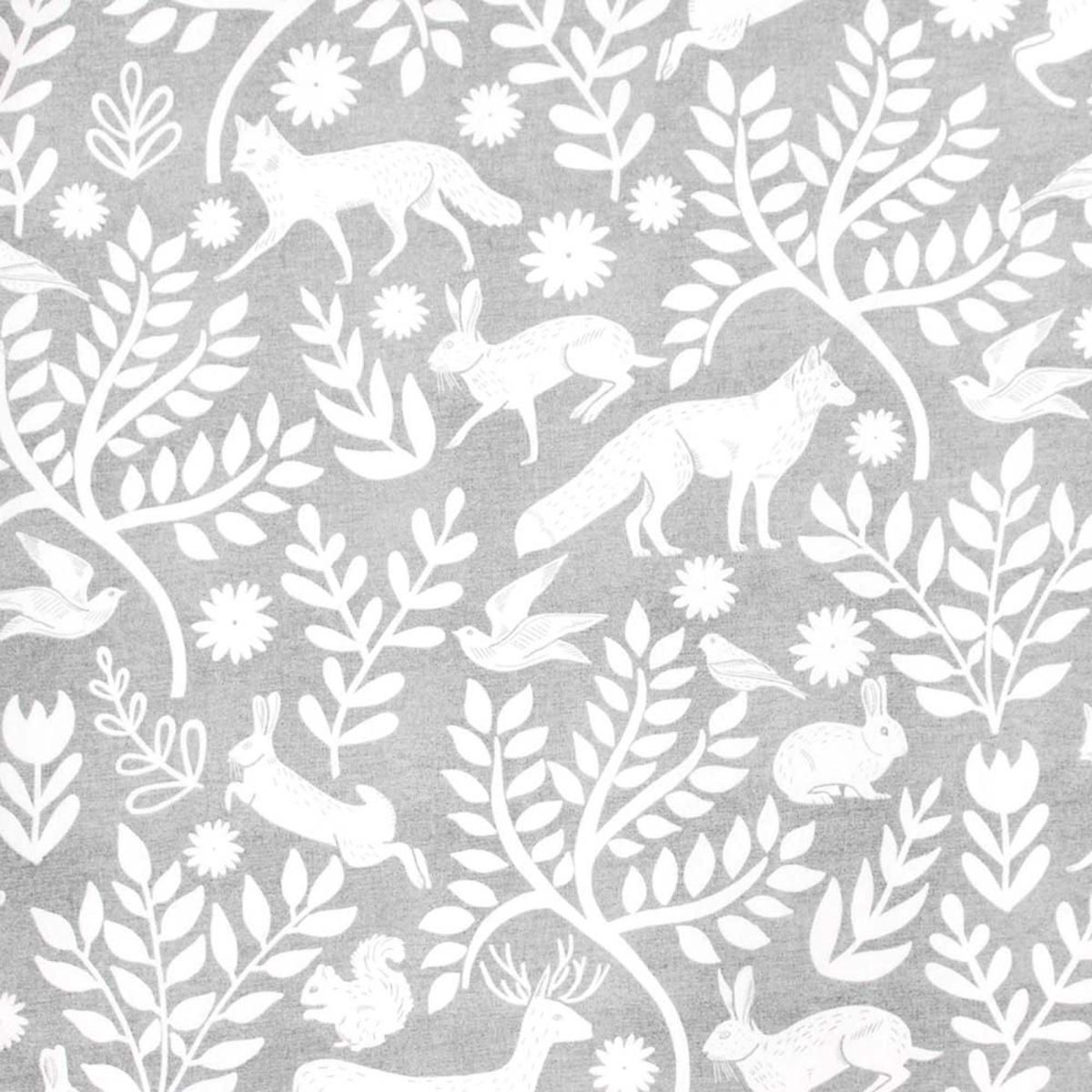 Furn Scandinavian Woodland Grey Duvet Cover and Pillowcase Set Grey – image 2