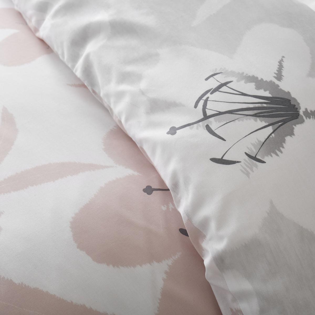 Catherine Lansfield Lily Blush Reversible Duvet Cover and Pillowcase Set Blush (Pink) – image 4