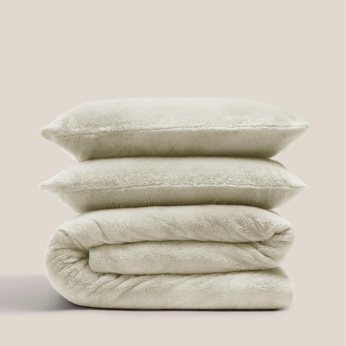 Teddy Bear Duvet Cover and Pillowcase Set Cream – image 4