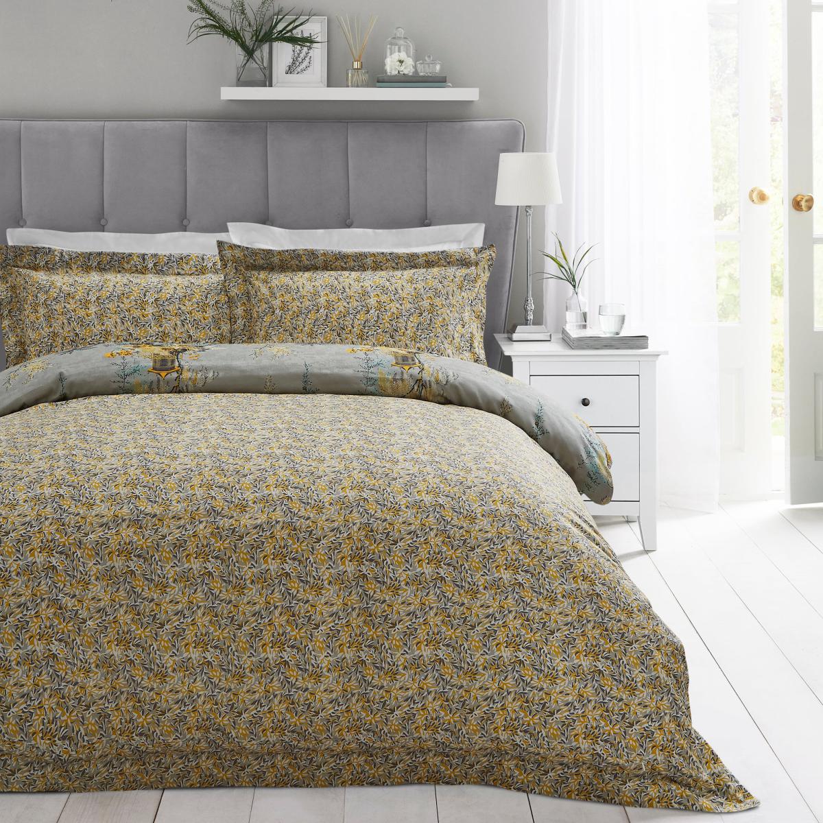 Dorma Camelia 100% Cotton Duvet Cover and Pillowcase Set MultiColoured – image 2