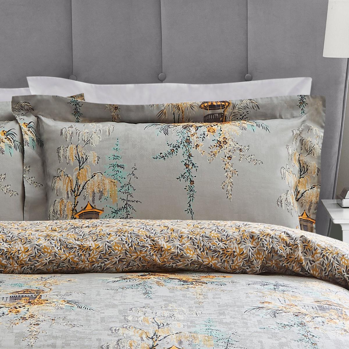 Dorma Camelia 100% Cotton Duvet Cover and Pillowcase Set MultiColoured – image 3