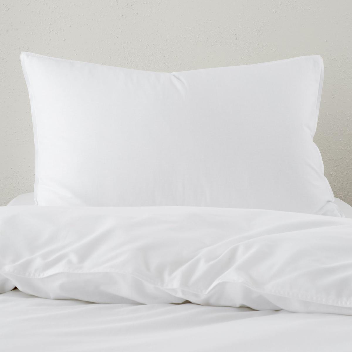 White 100% Organic Cotton Duvet Cover and Pillowcase Set Organic Cotton White – image 2